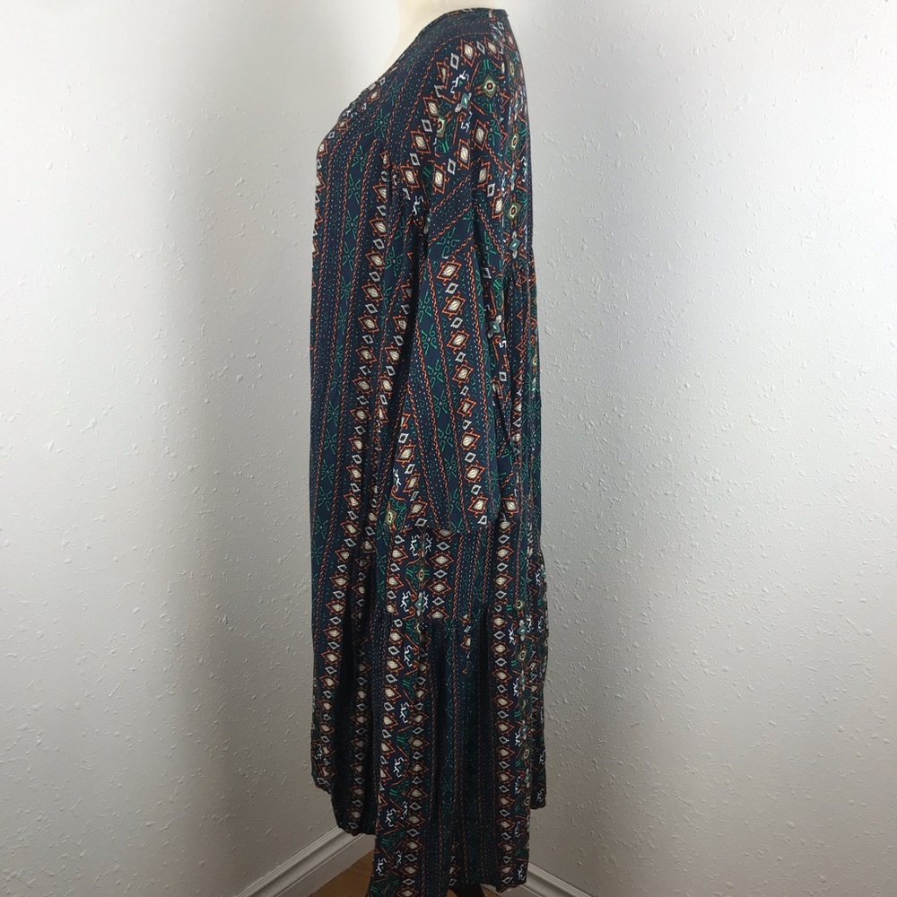 I. Madeline Midi Dress Aztec Print - Picture 11 of 11